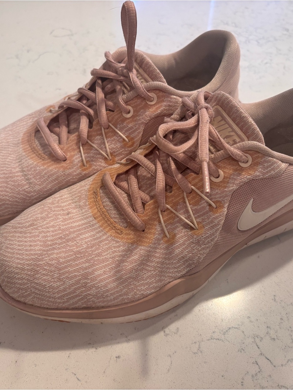 Nike Womens Blush Pink Athletic Trainers